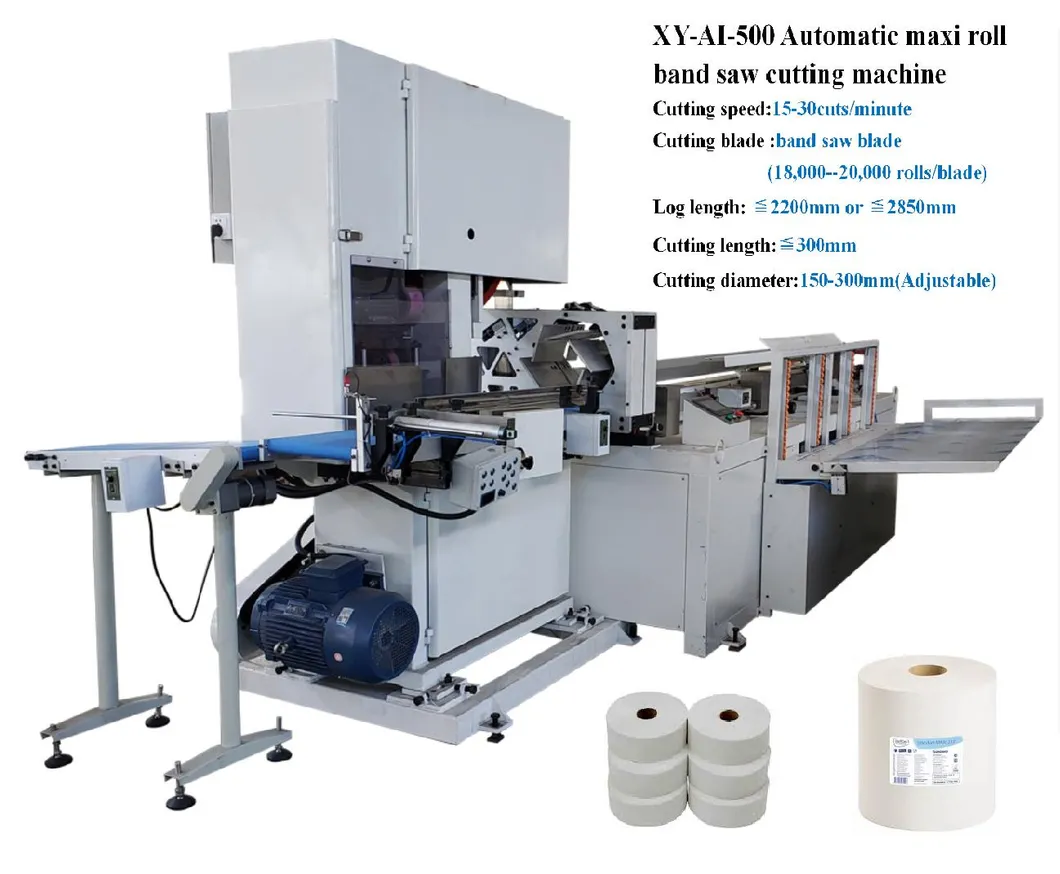Manual kecil Toilet Paper Roll Dan Dapur Handuk Band Saw Mesin Pemotong Untuk Mulai 1