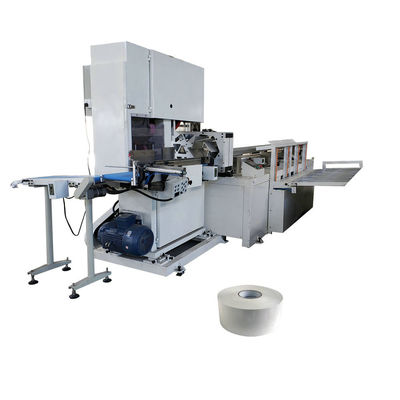 Otomatis Toilet Paper Maxi Roll Band Saw Cutting Machine 380V Kondisi baru