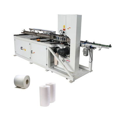 High Speed Band Saw Toilet Paper Kitchen Towel Cutting Machine Untuk Dijual 100 potong/menit