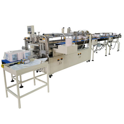 Semi Otomatis 4/6 Rolls Per Bag Maxi Paper Towel Roll Bundle Packing Machine