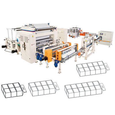 Transfer atom 1/2 lipat tas lunak menggambar kertas tisu wajah membuat mesin produksi lini harga